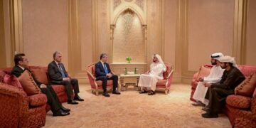 Serokwezîrê Herêma Kurdistanê Mesrûr Barzanî gehişte Îmarata Erebî.