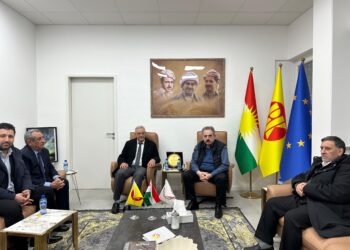 NÛNERATIYA EWROPA YA “ENKS” BI BERPIRSÊ ŞAXÊ ŞEŞAN YA “PDK” YA BIRATÎ RE HEVDÎTINEK PÊK ANÎ.