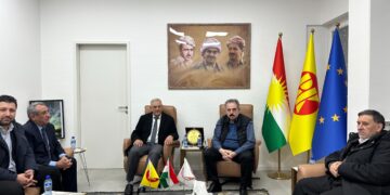 NÛNERATIYA EWROPA YA “ENKS” BI BERPIRSÊ ŞAXÊ ŞEŞAN YA “PDK” YA BIRATÎ RE HEVDÎTINEK PÊK ANÎ.