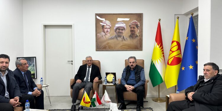 NÛNERATIYA EWROPA YA “ENKS” BI BERPIRSÊ ŞAXÊ ŞEŞAN YA “PDK” YA BIRATÎ RE HEVDÎTINEK PÊK ANÎ.