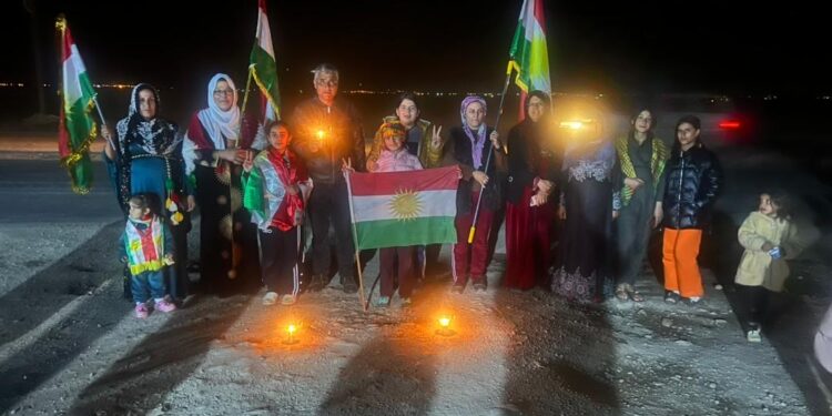 Xwecihiya Sinceqê, Serhildana 12ê Adarê bibîranîn.