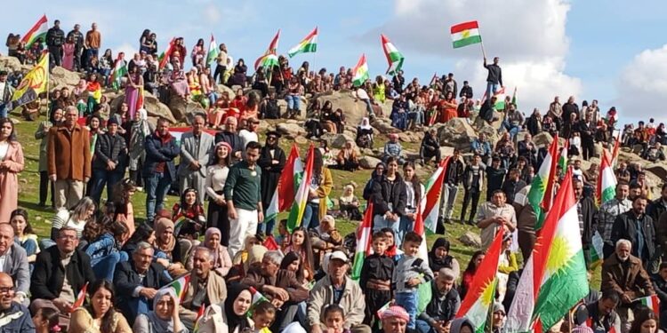 Xwecihiyên Girgê Legê û Çilaxa bîranîna 47 emîn a bavê netewe miletê Kurd Mela Mistefa Barzanî hat vejand.