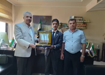 ŞAM: DR.ISMET ELAH REMEDAN JI BO XEBATÊN WÎ YÊN DI XIZMETA ZIMANÊ KURDÎ DE HAT XELATKIRIN.
