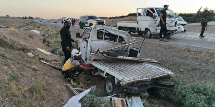 Bûyerên qezayên trafîkê li seranserî Sûriyê zêde bûne.