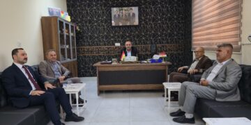 ŞANDEKE NÛNERATIYA HERÊMA KURDISTANÊ YA “ENKS” LIGEL RÊVEBERÊ NAVENDA ASAYÎŞA PENABERAN LI HEWLÊRÊ CIVIYAN.   