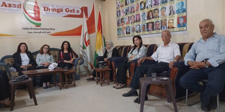 Qamişlo ..YJK_S, serdana ofîsa Yekîtiya Nivîskarên Kurdistana_Sûriya, kir.