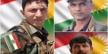 “10 “Sal li ser şehîdbûna hejmarek ji pêşmergeyên Leşkerê Roj re derbas dibin .