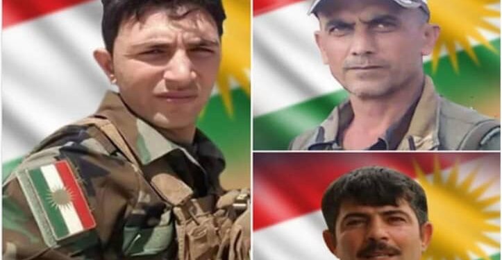 “10 “Sal li ser şehîdbûna hejmarek ji pêşmergeyên Leşkerê Roj re derbas dibin .